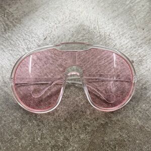 Pink Tinted Clear Safety Glasses